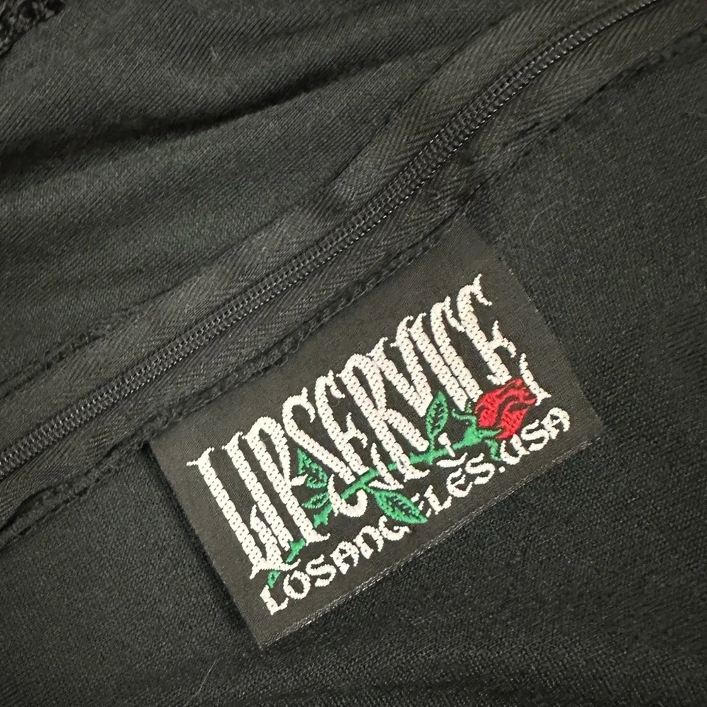 Vintage Lip Service Purple Black Velvet Gothic Renaissance Vampy Maxi Dress - Picture 4 of 10